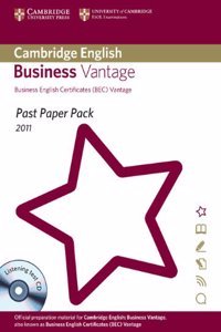 Past Paper Pack for Cambridge English Business Vantage 2011 Exam Papers and Teacher's Booklet with Audio CD