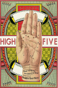 High Five Greeting Cards, Pkg of 6