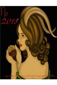 2018- Strong Willed Beautiful Capricorn 2017-2018 Academic Year Monthly Planner