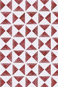 Bullet Journal Notebook Triangles with Dots Pattern 13