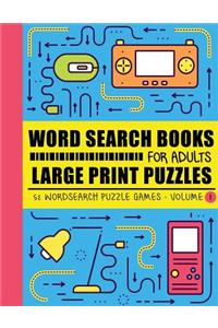 Word Search Books for Adults Large Print