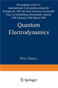 Quantum Electrodynamics