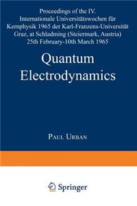 Quantum Electrodynamics