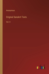 Original Sanskrit Texts