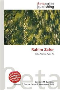 Rahim Zafer