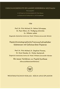 Papierchromatographische Trennung hydrophober Substanzen mit Cellulose-Ester-Papieren. Ein neues Verfahren zur Peptid-Synthese (Oxazolidonverfahren)