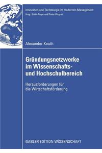 Gründungsnetzwerke im Wissenschafts- und Hochschulbereich