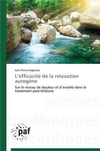 L Efficacité de la Relaxation Autogène