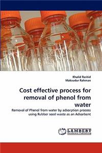 Cost effective process for removal of phenol from water