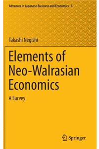 Elements of Neo-Walrasian Economics