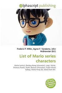 List of Mario Series Characters