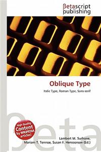 Oblique Type