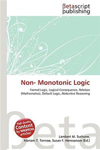 Non- Monotonic Logic