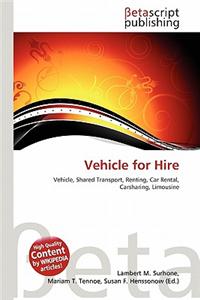 Vehicle for Hire
