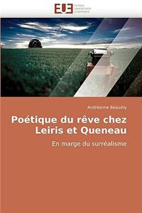 Poétique du rêve chez leiris et queneau