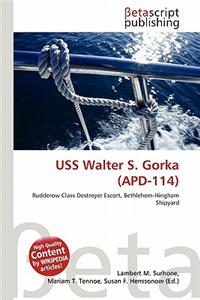 USS Walter S. Gorka (Apd-114)