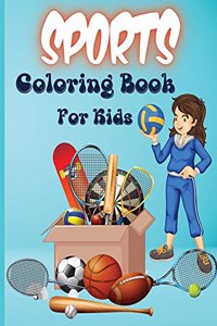 Sports Coloring Book For Kids