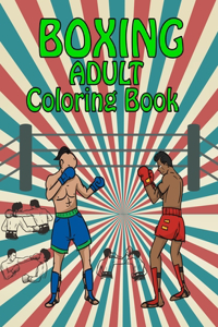 Boxing Adult Coloring Book