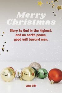 Christmas Bulletin: Merry Christmas (Package of 100)