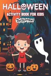 Halloween Activity Book For Kids Trick Or Treat