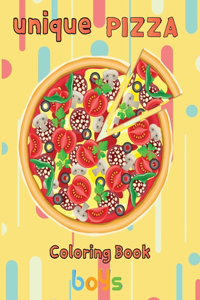 unique pizza coloring book boys