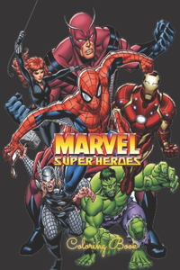 Marvel super heroes Coloring Book