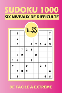 SUDOKU 1000 six niveaux de difficulté Vol.35