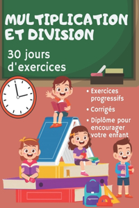 Multiplication Division 30 jour d'exercices