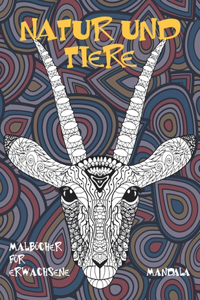 Malbücher für Erwachsene - Mandala - Natur und Tiere