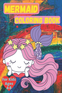 Mermaid Coloring Book for Kids age 4-8