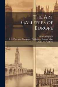 Art Galleries of Europe