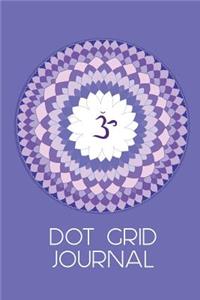 Dot Grid Journal Om Sign Mandala