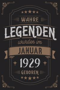 Wahre Legenden wurden im Januar 1929 geboren