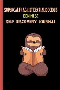 Supercalifragilisticexpialidocious Beninese Self Discovery Journal