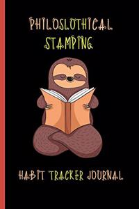Philoslothical Stamping Habit Tracker Journal