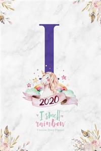 2020 Unicorn Diary Planner I Smell Rainbow
