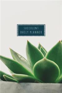 Succulent Daily Planner