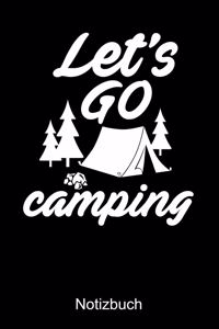 LET'S GO CAMPING Notizbuch