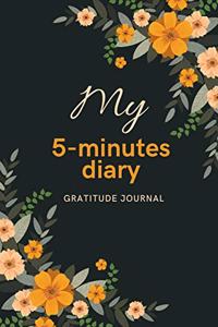 My 5-Minutes Diary Gratitude Journal