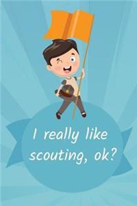 Thick Journal & Sketchbook (119 Pages) - Summer Journal, Camping, Boy Scouts Gifts