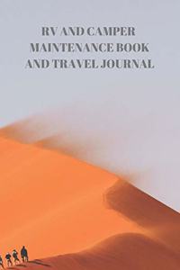 RV and Camper Maintenance Book and Travel Journal