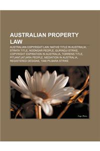Australian Property Law