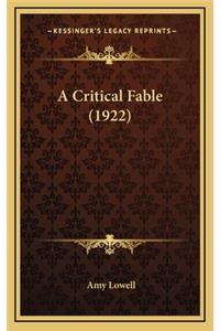 A Critical Fable (1922)