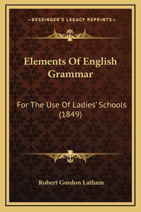 Elements Of English Grammar