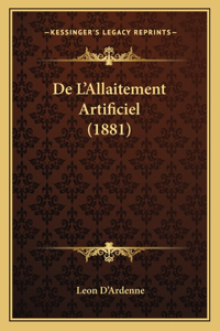 De L'Allaitement Artificiel (1881)