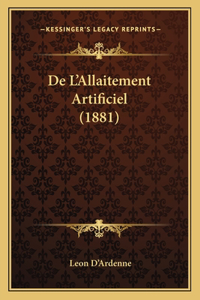 De L'Allaitement Artificiel (1881)