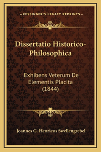 Dissertatio Historico-Philosophica