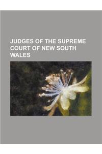 Judges of the Supreme Court of New South Wales