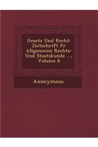 Gesetz Und Recht