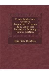 Frauenbilder Aus Goethe's Jugendzeit: Studien Zum Leben Des Dichters - Primary Source Edition
